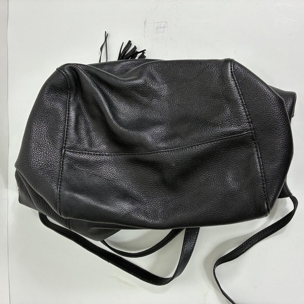 Michael Kors Ashbury Black Pebbled Leather Tote Bag Minimalist - Picture 5 of 10
